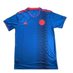 Adidas Columbia Jersey Mens XL 2018 2019 Away Shirt Soccer Blue Climalite FCF